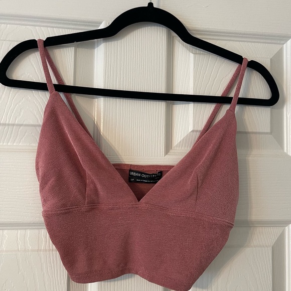 Urban Outfitters pink crop top - Picture 2 of 3
